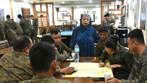 11ID conducts post-traumatic stress debriefing for M/V Trisha Kerstin 3 survivors