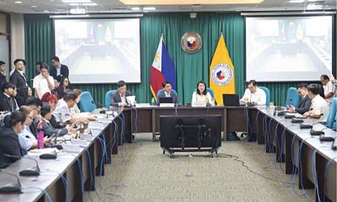 MAGNA CARTA. The House Committee on Local Government-Subcommittee on Local Officials and Personnel conducts a hearing on bills advancing the Magna Carta for Barangays at the House of Representatives on Thursday (Feb. 5, 2026). Speaker Faustino “Bojie” Dy III pushed for the passage of a long-overdue measure that seeks to provide protection and stronger institutional support to village officials. (Photo courtesy of House of Representatives)