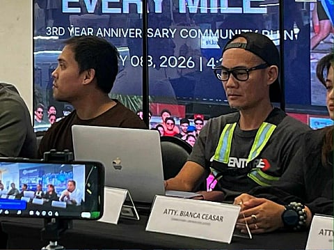 ZUMBA FOR A CAUSE. Organizer Dax Ang, right, discusses the upcoming Waling-Waling Rotary Club’s Zumbathon 2026 during the Davao Sportswriters Association (DSA) Forum at SM City Davao Annex on Thursday, Feb. 5. The Feb. 22 event at the Davao City Coastal Road will open Rotary Week, with proceeds supporting House of Hope and Rotary’s End Polio Now campaign.