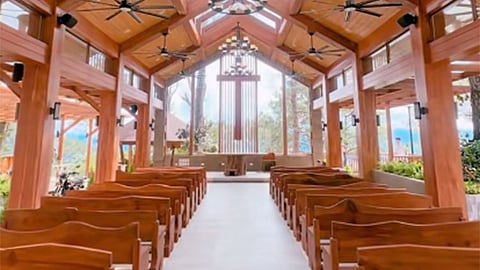 Baguio diocese says Benguet's Mountain Chapel weddings not allowed