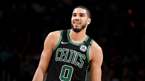Tatum gipaapil na og praktis sa Celtics