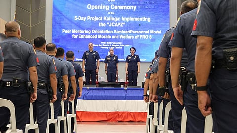 PRO 8 launches project 'Kalinga' to boost cops' morale, welfare