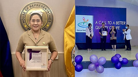 Girlie Veloso receives Gawad Bayani ng Kalusugan Award