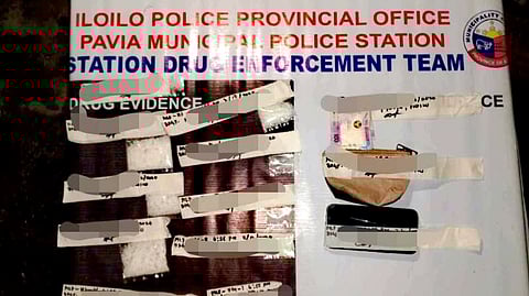 ILOILO. Operatives of the Pavia Municipal Police Station present about 90 grams of suspected shabu worth P612,000 seized from a high-value individual and two street-level individuals during a buy-bust operation in Barangay Mali-ao, Pavia, Iloilo, on February 13, 2026.