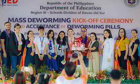 Davao del Sur launches province-wide mass deworming drive