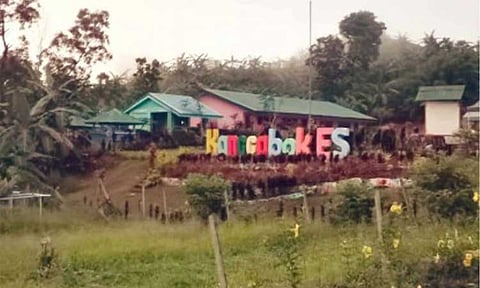 REMOTE SCHOOL. The Kanggabok Elementary School in the remote Sitio Kanggabok, Barangay Nagbinlod in Sta. Catalina, Negros Oriental. A bill institutionalizing and providing sustained funding for last-mile schools is gaining renewed attention in the Senate, aimed at closing education access gaps in geographically isolated and disadvantaged communities. (PNA photo by Mary Judaline Flores Partlow)