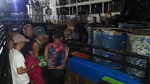 P20.5M worth of crude oil seized, 13 arrested