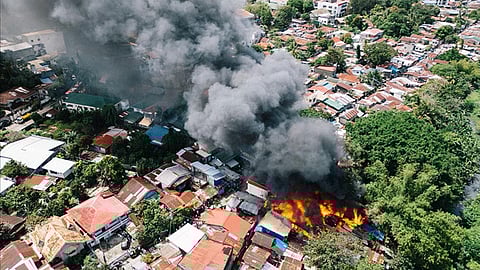 Fire displaces 366 residents in Barangay Benedicto, Jaro