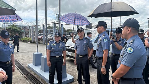 NEGROS. Bureau of Jail Management and Penology (BJMP) Chief Ruel Rivera, Chief of the Bureau of Jail Management and Penology (BJMP), inspects the Negros Occidental District Jail Male Dormitory and Female Dormitory in Bago City, on February 17, 2026.