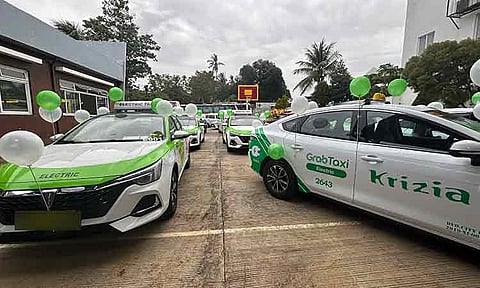Davao taxi operators roll out 19 electric vehicle units