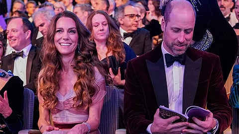 Prince William, Kate return to Baftas