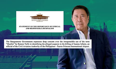 Barmm chief minister slams Tulfo for ‘irresponsible media reporting’