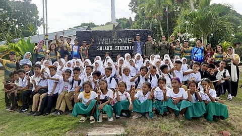 ZAMBOANGA. The 1103rd Infantry Brigade on Thursday, February 26, hosted about 100 students from the Socio-economic Uplift, Literacy, Anthropological, and Developmental Services (Sulads) across the 1st District of Sulu for an educational tour.