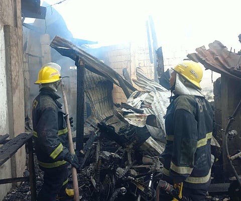 ZAMBOANGA. A fire destroys P12 million worth of property on Manggal Drive, Baliwasan village, Zamboanga City, Saturday, February 28.