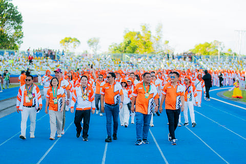 BACOLOD. Bacolod City officials led by Mayor Greg Gasataya welcomed 12 delegations from the Negros Island Region for the Negros Island Regional Athletic Association Meet (Niraam) on March 1, 2026, at Panaad Park and Stadium, Barangay Mansilingan.