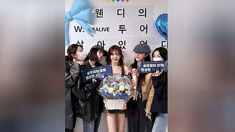 Red Velvet reunites at Wendy concert