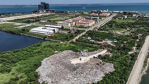 Waste holding area sa SRP, kaniadto pa gidili