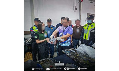 P189M illegal drugs
seized in Clark port