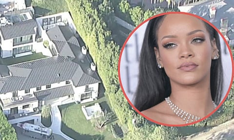 Gunfire reported outside Rihanna’s Beverly Hills home; suspect arrested