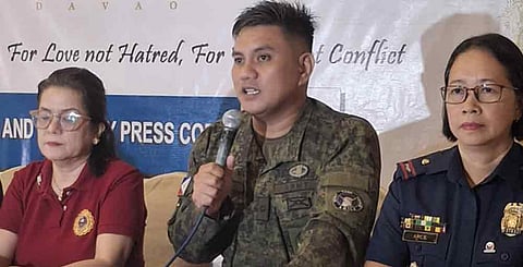 The Philippine Army’s 10th Infantry Division (10ID) has declared all 84 cities and municipalities under its operational coverage insurgency-free, a milestone that makes the unit the first infantry division in the Philippines to achieve the status. The announcement was made on Wednesday by Major Ruben Gadut, 10ID spokesperson, during a Davao Peace and Security Press Corps conference at The Royal Mandaya Hotel.