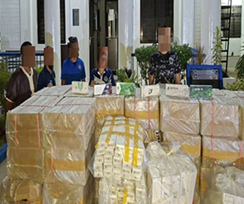 ZAMBOANGA. Lawmen seize some P8 million worth of smuggled cigarettes in separate law enforcement operations on Tuesday, March 10, and Wednesday, March 11, in the cities of Zamboanga and Iligan.