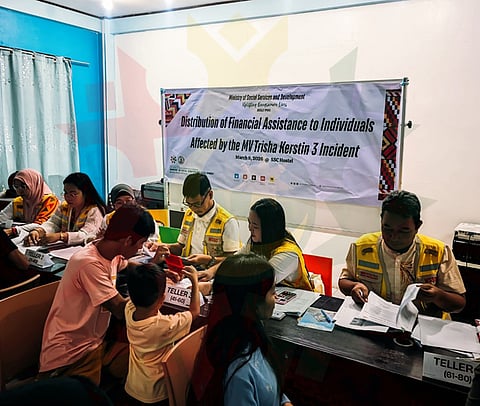 ZAMBOANGA. The Ministry of Social Services and Development in the Bangsamoro Autonomous Region in Muslim Mindanao (MSSD-Barmm) grants financial assistance to 163 individuals from Sulu affected by the January 26 M/V Trisha Kerstin 3 maritime tragedy.