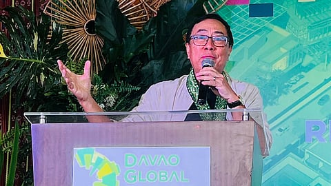 DGT EXPANSION UPDATES. Jose Soberano III, chairman and chief executive officer of Cebu Landmasters Inc. and chairman of YHEST Realty and Development Corporation, briefs guests on expansion plans at Davao Global Township in Matina, Davao City, following the opening of the Retail Pads and Pavilion on March 10, 2026.