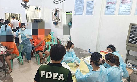PDEA conducts surprise inspection at Pampanga jail