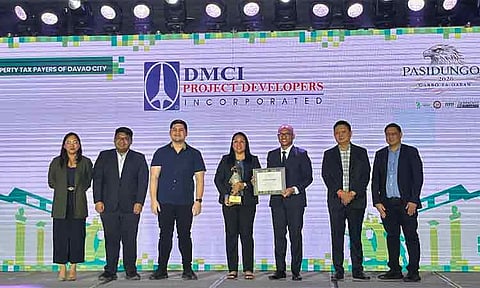 From left to right: Atty. Jonah Margarette F. Presto – Deputy Chief of Staff, City Mayor’s Office; Ragde Niño Ibuyan – City Councilor; Hon. Rodrigo “Rigo” S. Duterte II – Acting City Mayor of Davao City; Merly Amoguis – DMCI Homes Davao Business Unit Head; Atty. Francis Mark Layog – City Administrator; Edgar R. San Miguel – Acting Assistant City Assessor; and Atty. Lawrence Bantiding – City Treasurer.