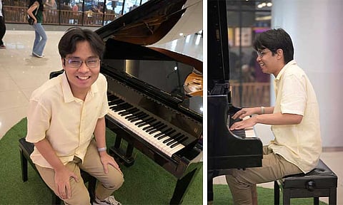 Kyle, a gifted blind pianist