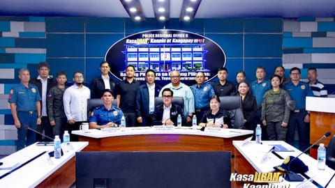 ILOILO. Law enforcement and intelligence agencies convene at Madia-as Hall in Camp General Martin Teofilo B. Delgado, Fort San Pedro, Iloilo City, March 23, 2026, to activate a multi-agency Anti-Money Laundering and Counter-Terrorism Task Force.
