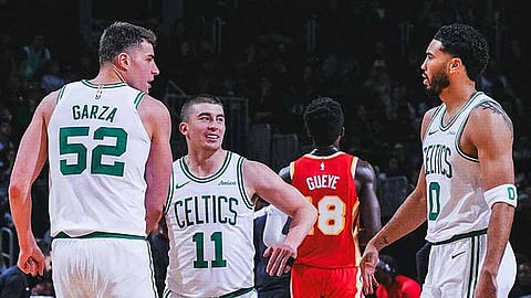 Short-handed Celtics cool off Hawks