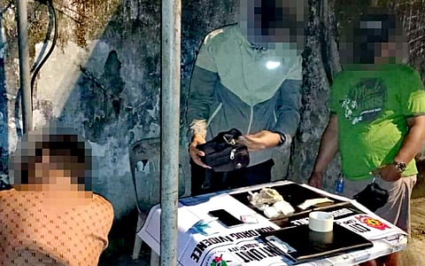 Operatives of the Iloilo City Police Office City Drug Enforcement Unit conducted an inventory of approximately 210 grams of suspected shabu worth P1.4 million, seized from a high-value individual during a buy-bust on March 31, 2026, in Barangay Taal, Molo, Iloilo City. (Photo courtesy of ICPO)