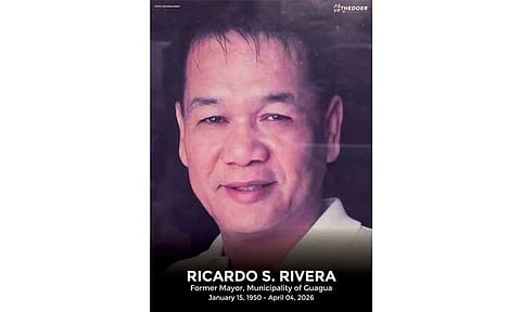 Former Guagua mayor
Ricardo Rivera dies at 76