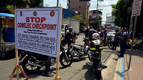 Comelec checkpoint