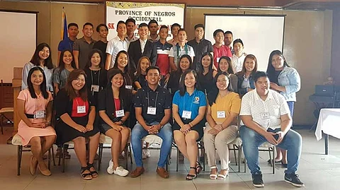 BACOLOD. Newly elected Sangguniang Kabataan federation officials. (SunStar Bacolod photo)