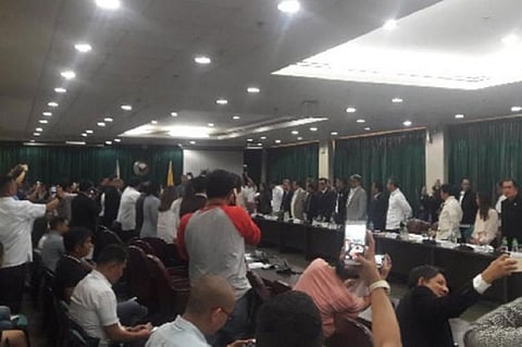 MANILA. In this file photo taken on March 19, the House committee on justice voted to approve the articles of impeachment against former chief justice Maria Lourdes Sereno. (SunStar File Photo)