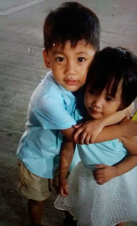 INNOCENT VICTIM. Four-year-old Skyler Abatayo (left) was in his room studying when a stray bullet from a nearby drug bust hit him in the chest. He was rushed to the hospital where he was declared dead on arrival. (Contributed Foto)