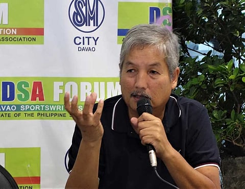 DAVAO. Dula Kadayawan organizer Tomas Jose Iñigo, during Thursday's Davao Sportswriters Association (DSA) Forum at The Annex of SM City Davao, says this year will be a bigger and grander edition. (Seth delos Reyes/DSA)