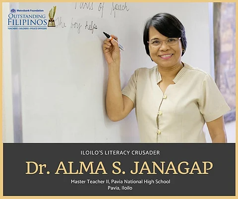 Alma Janagap, EdD, a Master Teacher II at Pavia National High School, was among the four teachers conferred with the prestigious award which aims to recognize outstanding Filipinos who are responsible citizens, exemplary public servants, and agents of positive change in their respective communities.