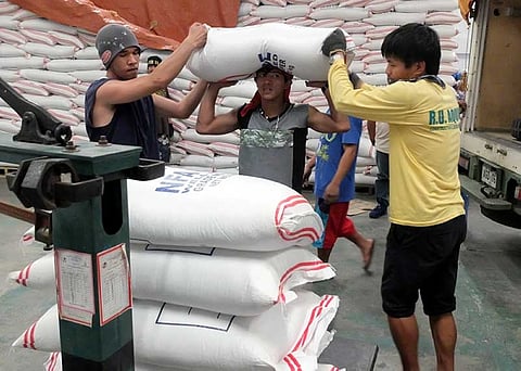 BAGUIO. Additional supply of NFA rice is now prepositioned to avert shortage after Typhoon Ompong. (Photo by Dave Leprozo Jr.)