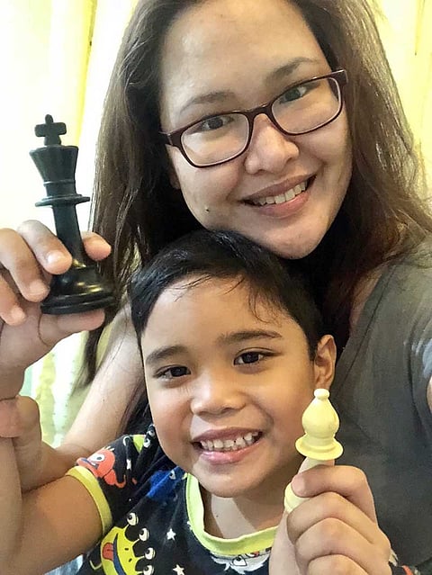 Constantly playing with M, my youngest, while he still continues to ask for a daily match. (Hannah Wabe)