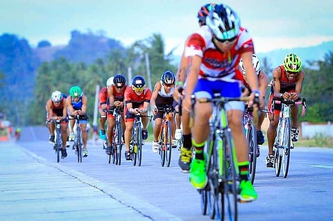 LANAO DEL NORTE. Triathlon and motocross enthusiasts troop to Lanao del Norte to join the Lanorteman 2018 and the Mindanao-wide Motocross Challenge, respectively, held in the province recently. (Photos courtesy of the Lanao del Norte provincial government)