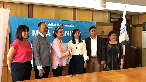 CEBU. A memorandum of agreement signing between University of Cebu and Habitat for Humanity Philippines was held Friday, February 8, 2019. (Photo by Trina Louise Rivera, USJ-R intern)