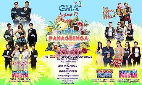 Kapuso stars all set to celebrate Panagbenga Festival