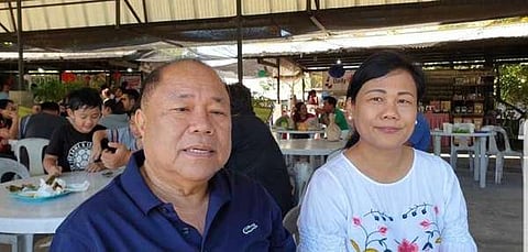 BACOLOD. City Administrator John Orola Jr. and Ruby Tanya Cruz. (Carla Cañet)