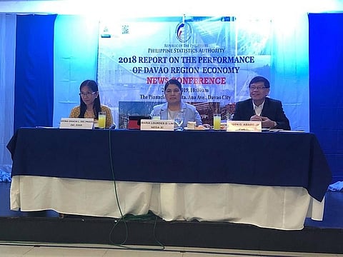 DAVAO. Davao Region's economy posted an 8.6 percent growth in 2018, which is slower than the 10.7 percent growth in 2017, the Philippine Statistics Authority-Davao data showed. (Lyka Amethyst H. Casamayor)