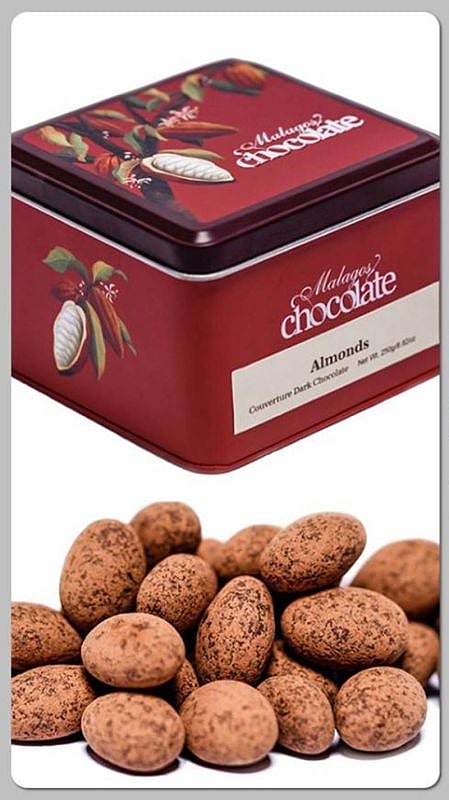 DAVAO. Malagos Chocolate's Almonds in Couverture Dark Chocolate bagged the bronze in the Panned/Enrobed Fruits & Nuts category of the Academy of Chocolate. (Malagos Chocolate photo)