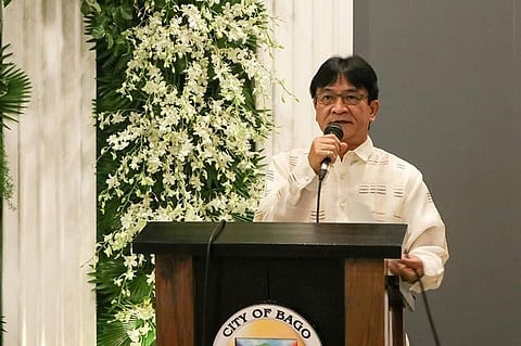 Vice Mayor Ramon Torres gives the welcome message (Contributed photo)