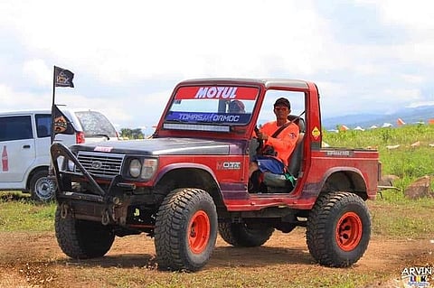 SAN CARLOS. Fredie Segovia, 36, a topnotch Motul Offroad rider from Ormoc City, rides on his vehicle during the San Carlos City's leg of Maxxis 4x4 Cup Philippines 2019 in partnership with the National Association of Filipino Off-Roaders. Segovia will compete anew in Dipolog City's leg on July 27-28, 2019. (Contributed photo)